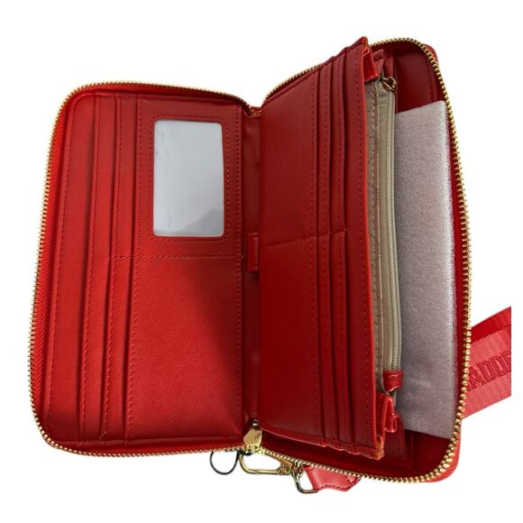 NWT Steve Madden BZIP-SN LUNAR NEW YEAR of the SNAKE Red Wristlet Wallet - Picture 3 of 5